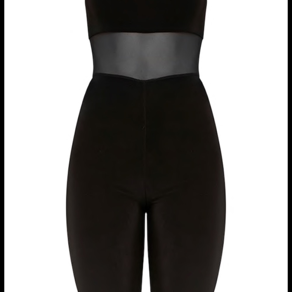 Mesh jumpsuit